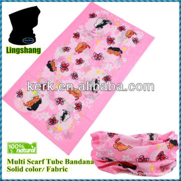 LSB17 Ningbo Lingshang Design personalizado impresso sem emenda multifuncional Bandana pirata promocional sinuoso